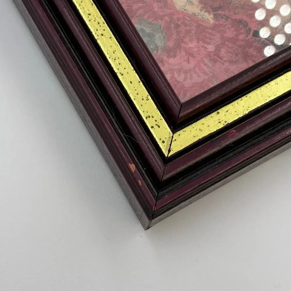 Vintage Framed Botanical Floral Print